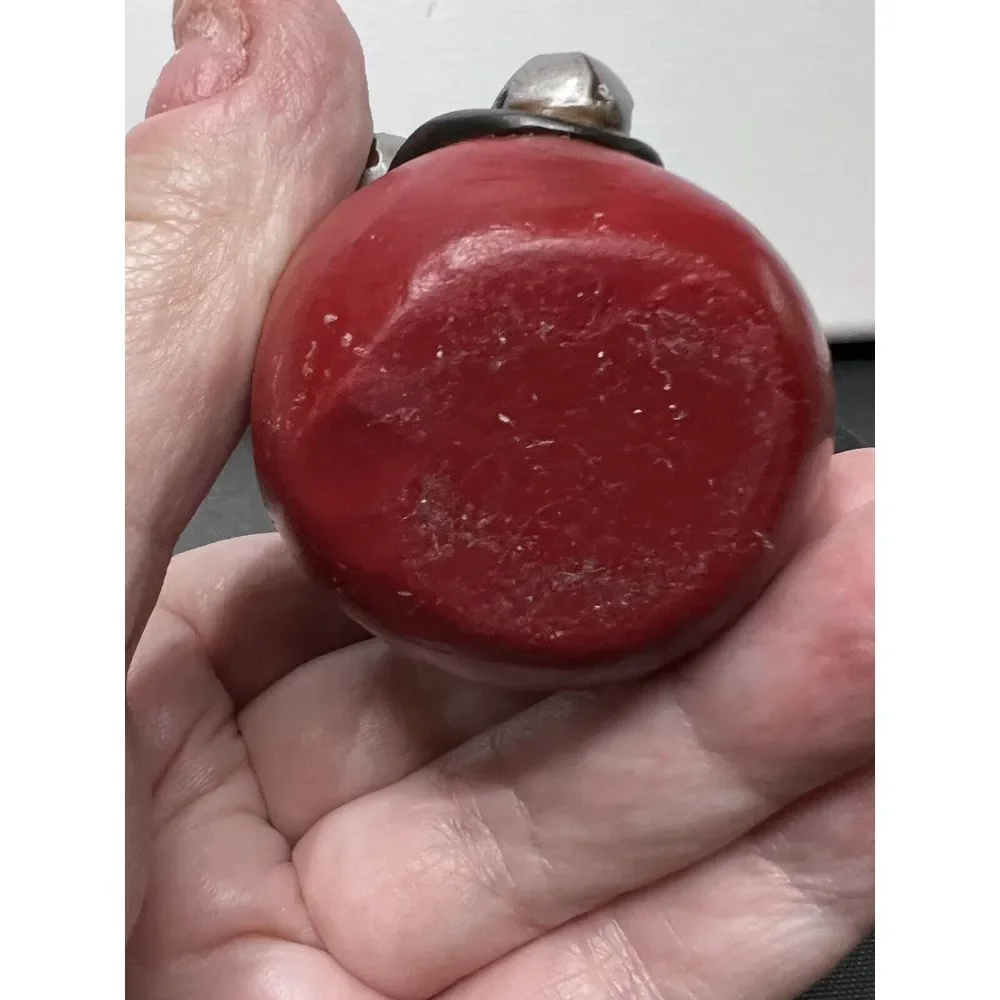 RARE Vintage Handmade Polymer‎ Clay Rustic Primative Santa EXCELLENT CONDITION
